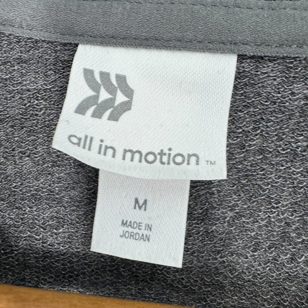 All in Motion Women’s Size Medium Dark Gray Modal Stretch Lightweight Hoodie - Picture 3 of 5